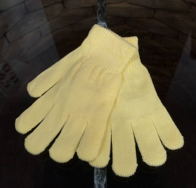 rukavice žlutá