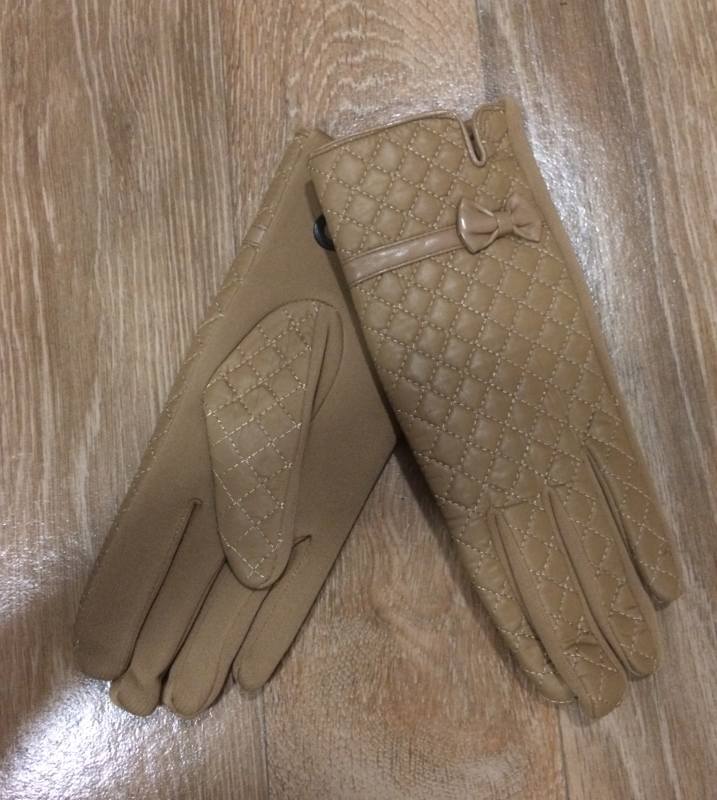 rukavice  L- béžová