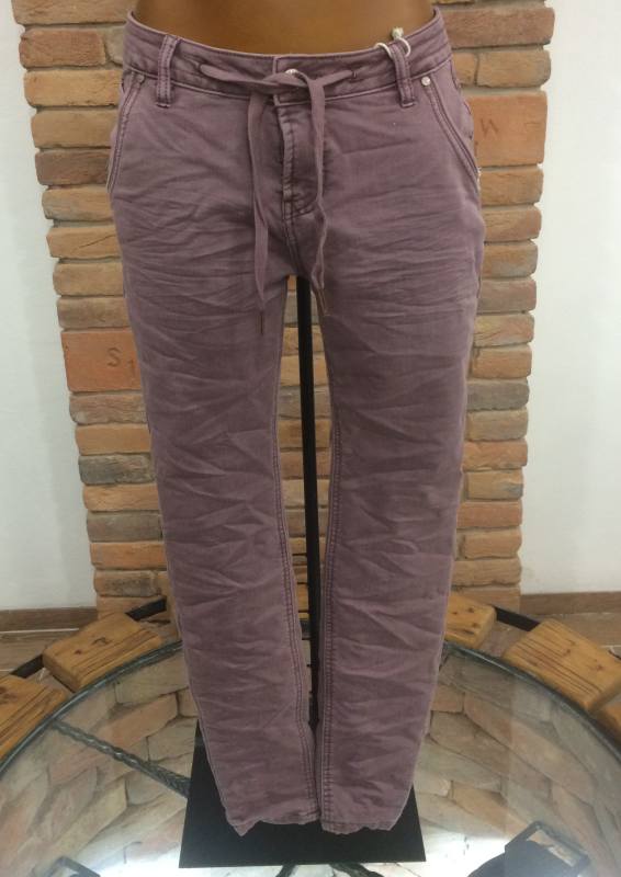 kalhoty fresh made XS- fialová
