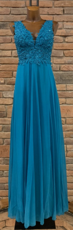 šaty 38- modrá