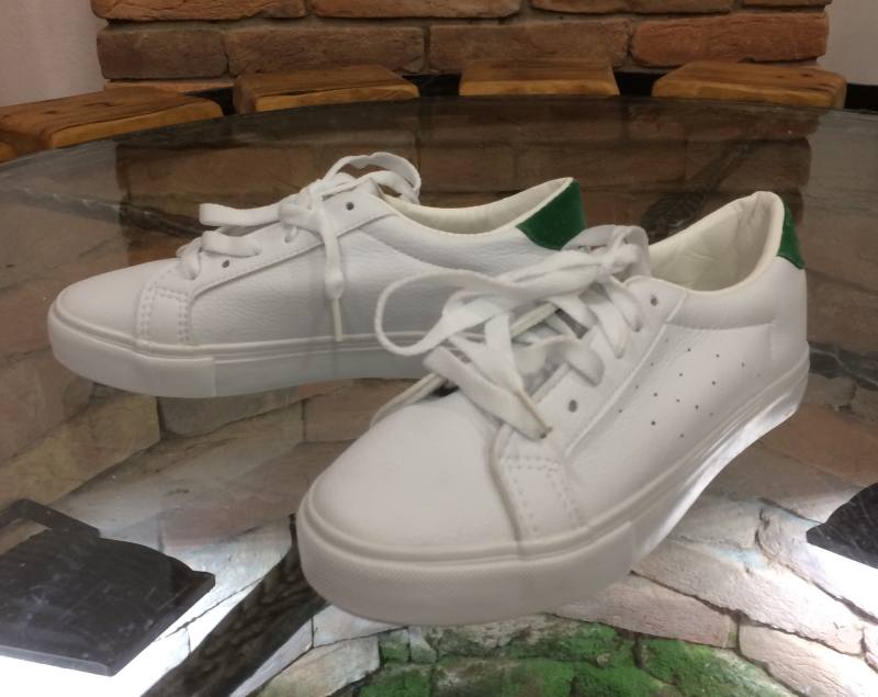 obuv  40- bílá/zelená