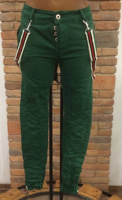 kalhoty  S/36- zelená_
